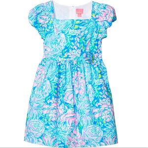 Lilly Pulitzer Mini Katrina dress “in full bloom”